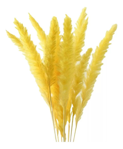 15 Piezas De Hierba De Pampa Seca Artificial Para Jarrón Fl