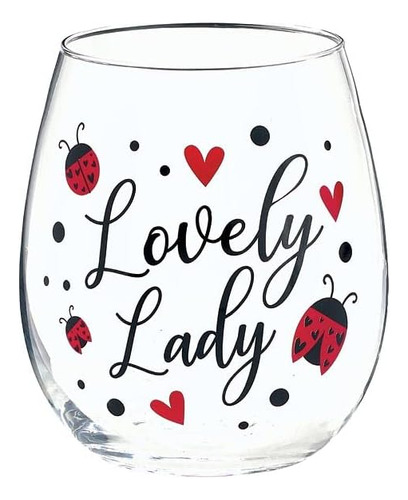 Ladybug Lovely Lady Copa De Vino Sin Tallo Una Caja De ...