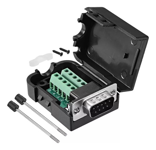 Conector Macho Db9 Con Terminal Para Cable Serie Ihm Clp Rs232