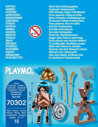 Imagen 5 de 5 de Playmobil 70302 Special Plus Gladiador