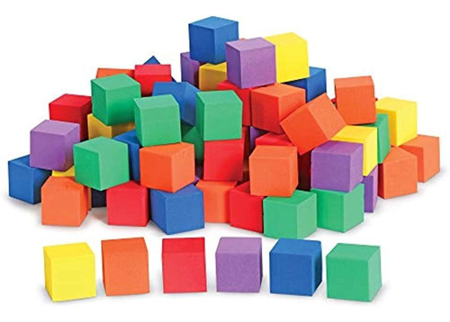 Learning Resources Hands-on Soft Color Cubes, Juego De 102