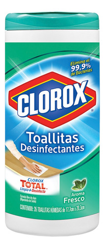 Toallita desinfectante Aroma Fresco Clorox 35 u