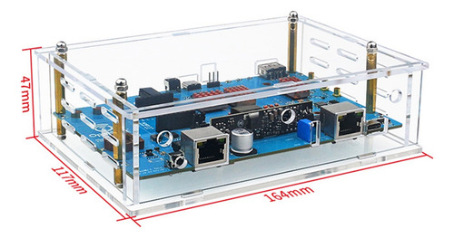 Funda Acrílica Para Banana Pi Openwrt One Transparent Protec