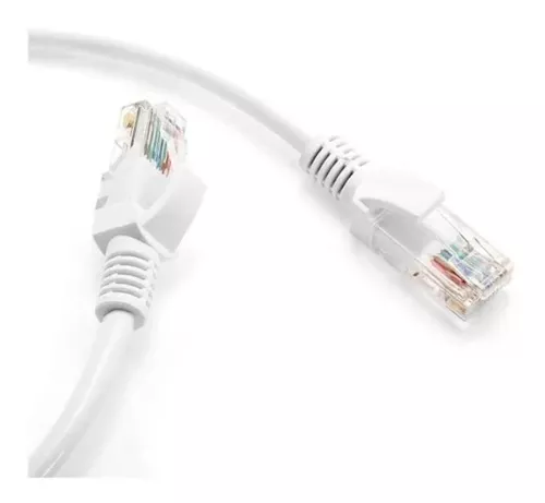 Cable de red 3 metros cat 6 Rj45 Lan Blanco