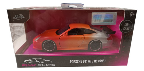 Porsche 911 Gt3 Es, Escala 1:32, Metal Diecast, 13cms, Jada