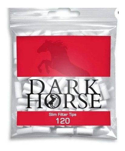 10 Filtros Slim Dark Horse 120 Unidades / Mt