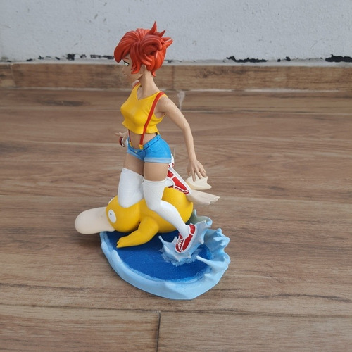 Miniatura Boneco Pokémon Misty Psyduck Togepi