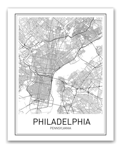 Motivatedwaltart Filadelfia Mapa Impreso Mapas De La Ciudad