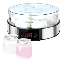 Comprar Yogurtera Smart-tek Ym750 Acero Inoxidable 7 Frascos Vidrio