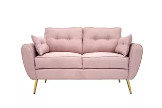 Love Seat Vintage Salas Modernas Sillones Minimalistas Color Rosa