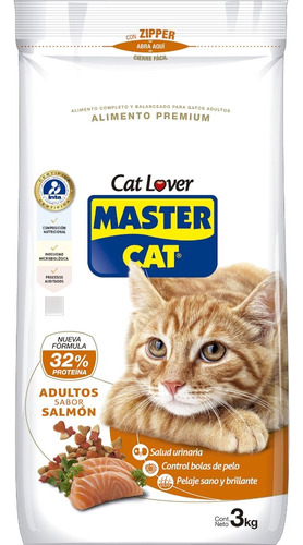Master Cat Alimento Gato Adulto Salmon 3 Kg