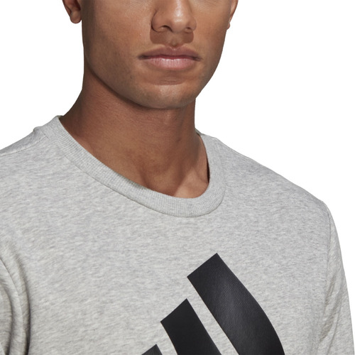 Imagen 4 de 5 de Buzo- adidas Grey De Hombre - Gk9077 Energy