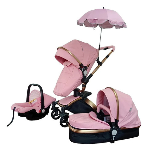 Coche Voyage Dubai Con Silla De Auto Pink