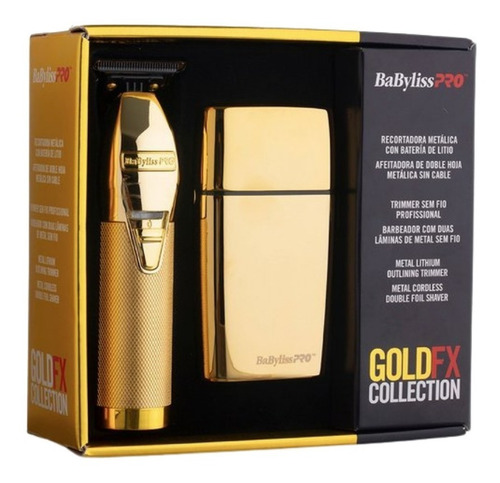 Combo Babyliss Gold Fx Shaver + Acabamento Com Nota Fiscal