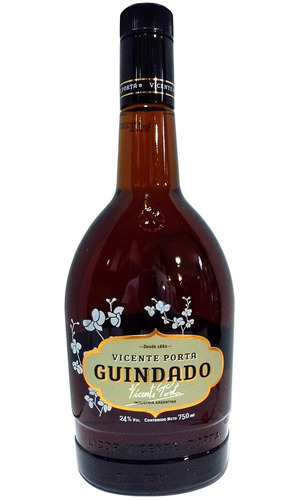 Licor Guindado Vicente Porta Botella 750ml Envios O Retiro