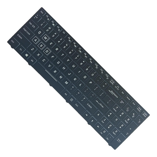 Teclado Retroiluminado Para Computadora Portátil Us Rgb