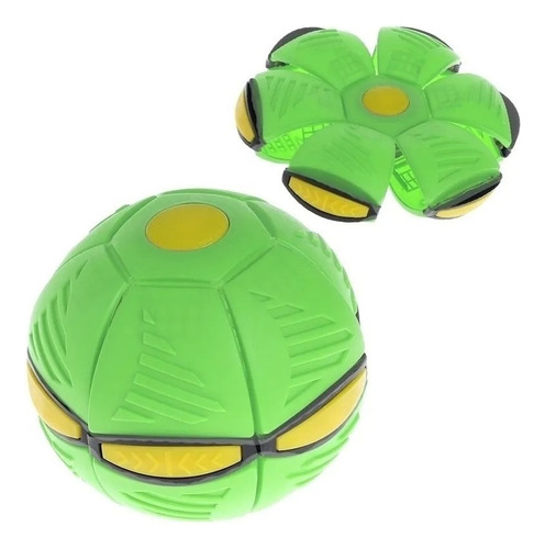 Led Flying Ufo Flat Throw Disc Ball Con Juguete De Luz Led