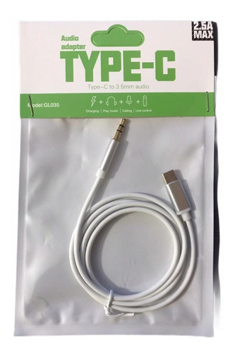 Cable Aux 3.5 Audio Tipo C