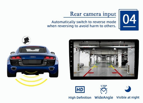 Imagen 5 de 10 de Estéreo Para Auto 1din Wifi Gps Android 9.1 De 10 In