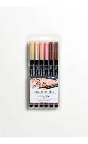 Set De 6 Marcadores Tonos De Piel - Lyra