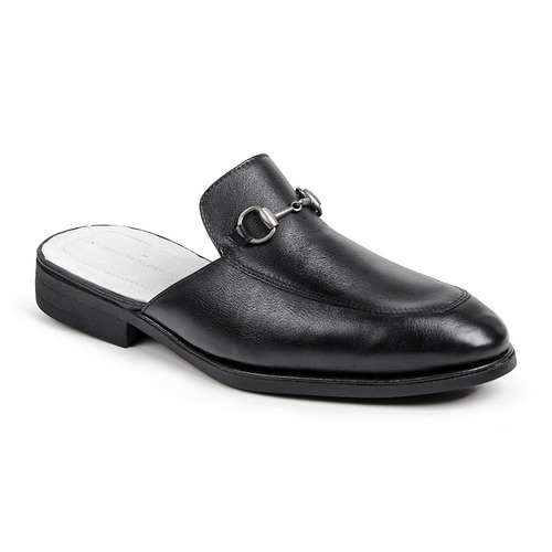 Sapato Masculino Sandro Moscoloni Mule Colection Preto