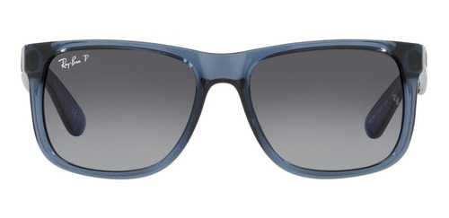 Lentes De Sol Justin Azul Polarizados Ray-ban Rb41656596t355