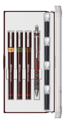 Set Tiralínea Recargable Rotring Isograph0.2-0.3-0.5mmjunior
