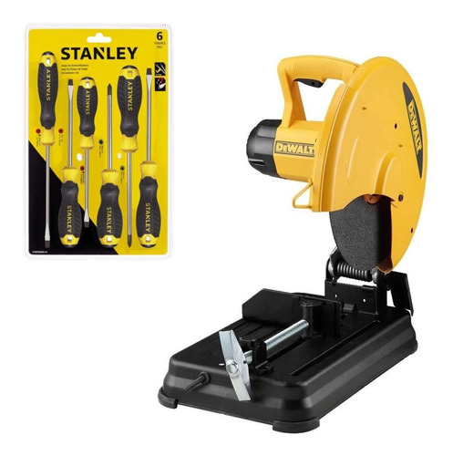 Cortadora De Metales Dewalt 14'' PuLG 2200w  + Desarmadores 