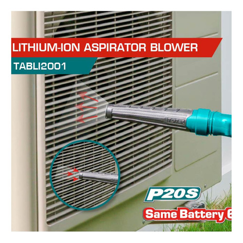 Soplador Aspiradora 20v Industrial Auto Casa Hotel Aire Pc
