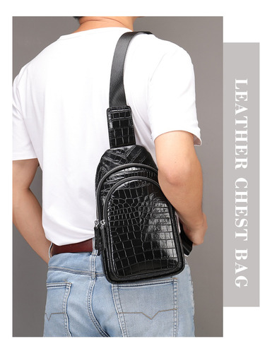 Bolso De Pecho/bolso De Primera Capa Con Patrón De