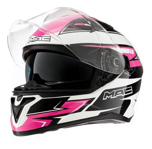 Casco mac doble visor sale