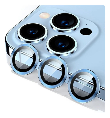 Protector De Cámaras Azul Sierra Para iPhone 13 Pro Max