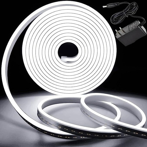 Neon Flex Led Manguera Con Fuente De Alimentación 5 M 12v