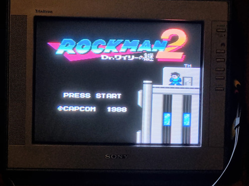 Megaman Rockman 2 Y 3 Famicom Par De Cartuchos Originales (Usado)