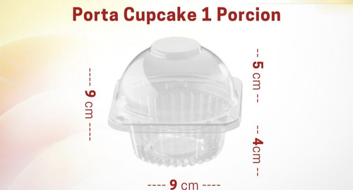 Envases Plásticos Portacupcakes Transparentes 