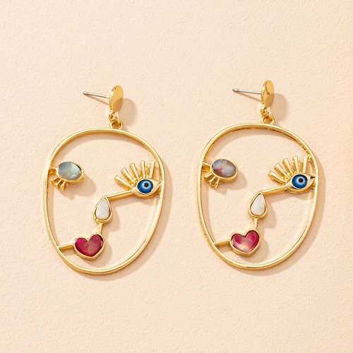 Pendientes De Acrílico De Moda Vintage Para Mujer