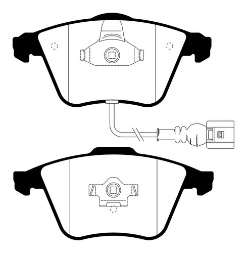 Pastilla Freno Delantera Golf Vi Passat Sirocco Audi A3 