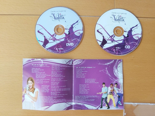 Violetta Cantar Es Lo Que Soy Cd Y Dvd Disney Original Ver (Usado)