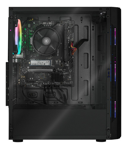Xtreme Pc Gaming Amd Radeon 780m Ryzen 7 8700g 32gb Ddr5 Ssd 1tb Wifi Dragonfly Mesh Black