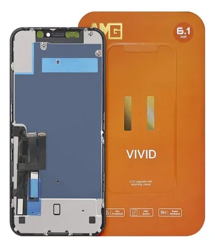 Tela Frontal Iphone 11 Vivid Preta + Brinde | Frete grátis