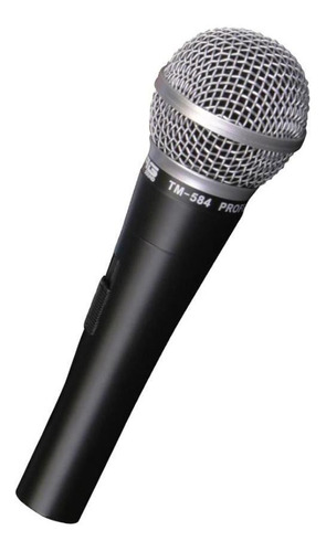 Microfone C/ Fio De Mão Dinamico Profissional Tagima Tm-584
