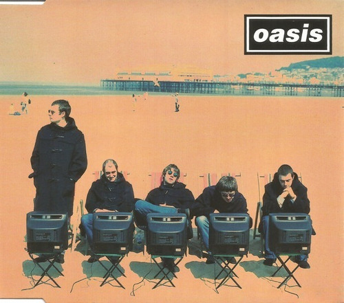 Oasis - Roll With It Cd Maxi Europeo Radiohead P78