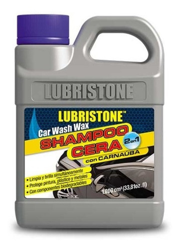 Shampoo Con Cera Carnauba Lubristone Limpia Auto/moto 1000ml