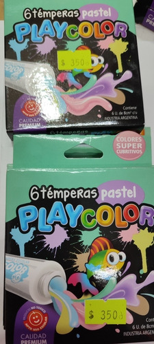 Témperas X6 Pastel Play Color 