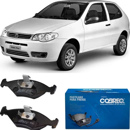 Imagem 6 de 10 de Jogo Pastilha De Freio Fiat Palio 1.0 2007