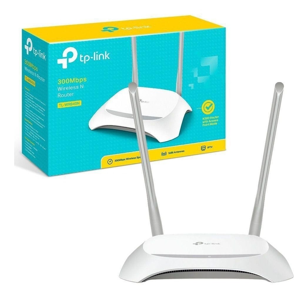 Roteador Tp Link Tl Wr 840n 300mbps 2 Antenas Access Point