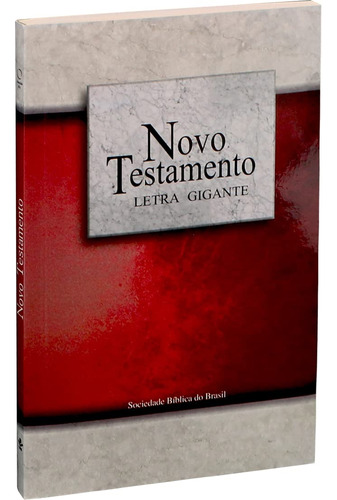 Livro Novo Testamento - Letra Gigante - Sociedade Bíblica Do Brasil [2010]