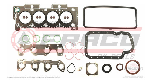 Juego De Juntas Peugeot 206 L4 1.4l 8v Sohc Tu3jp 2000-2008