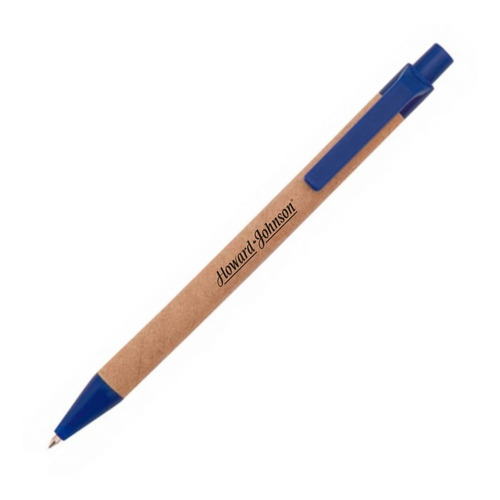 Bolígrafos Ecológicos Personalizados Trazo Azul 150 Unidades