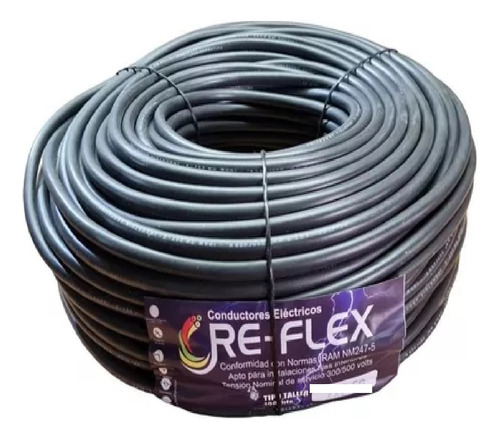 Cable Re-flex Tipo Taller 3 X 1 X 100 Metros